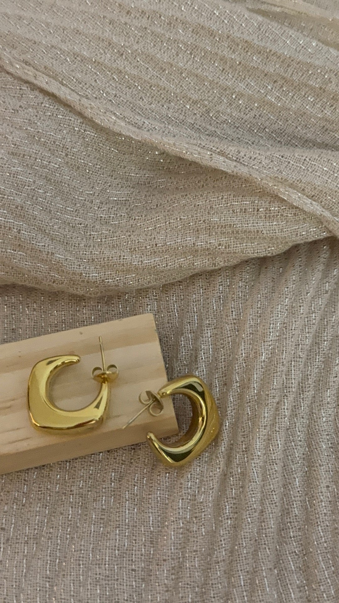 Orecchini rettangolari