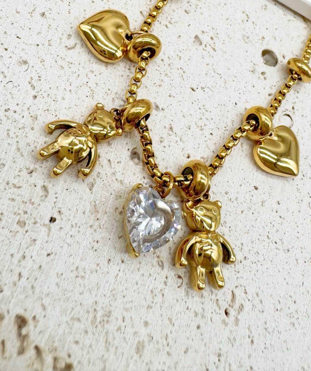 Bracciale teddy cuore