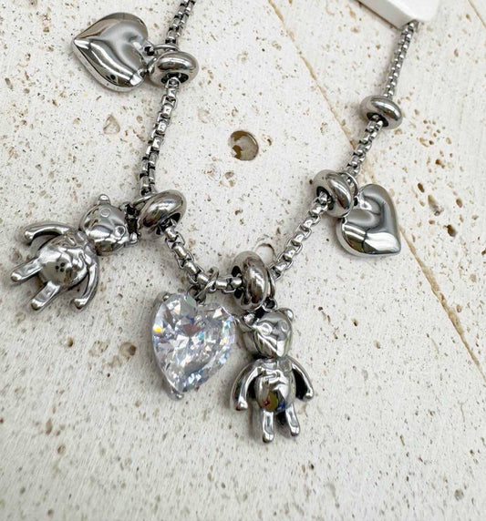 Bracciale teddy cuore