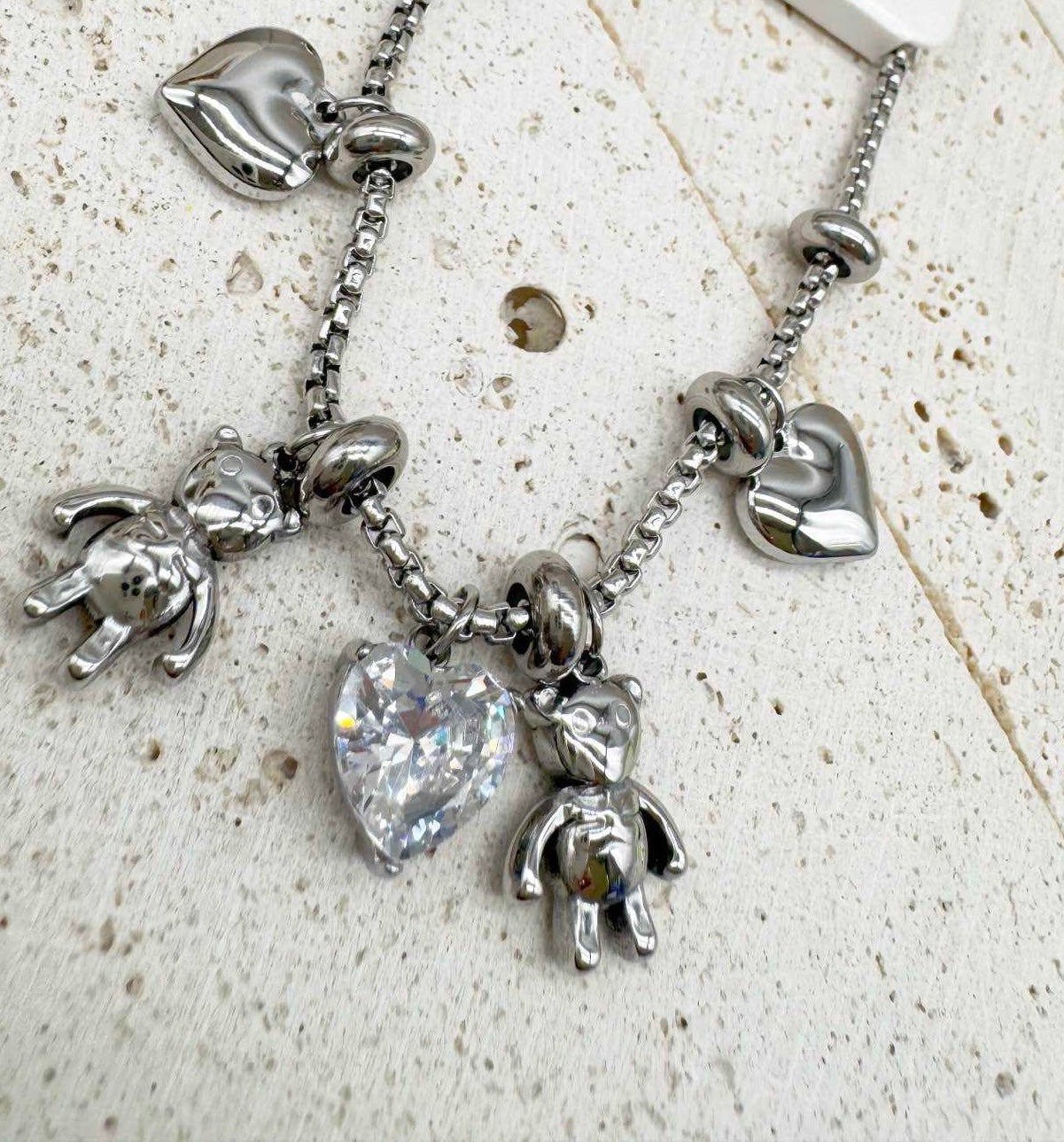 Bracciale teddy cuore