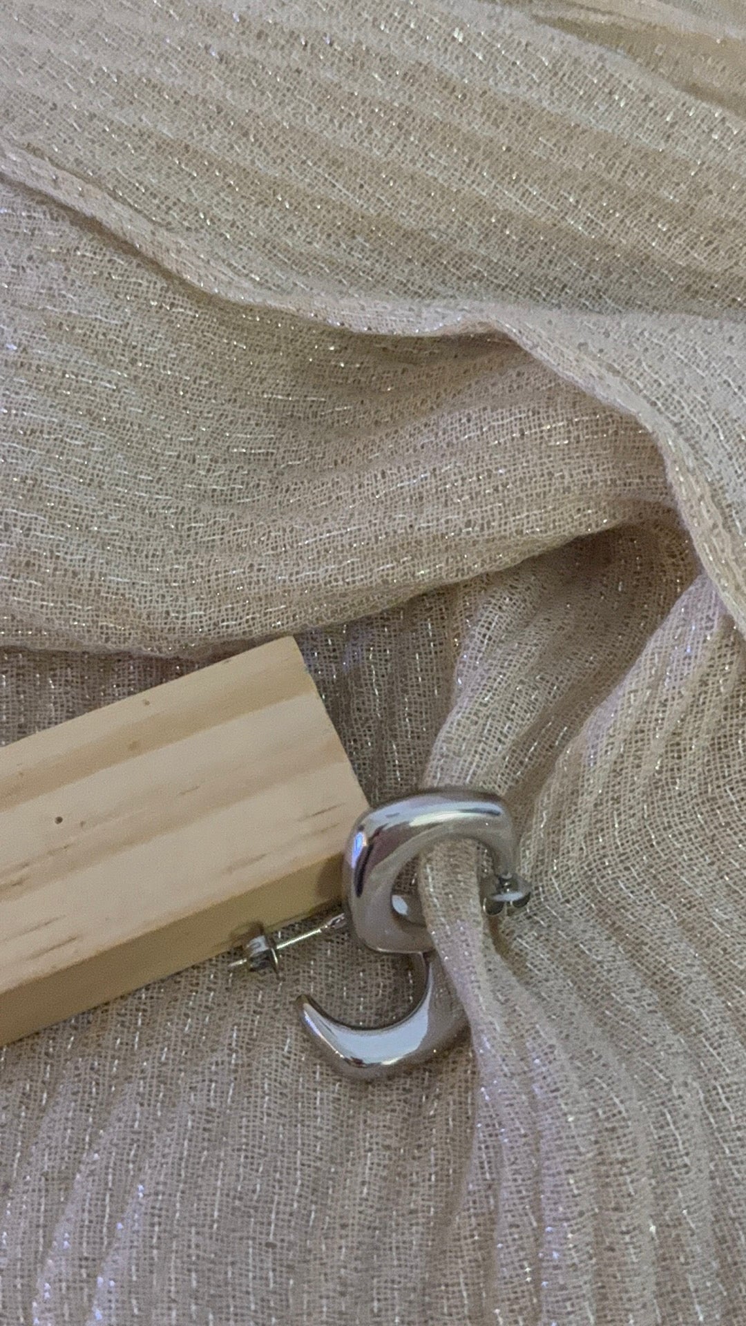 Orecchini rettangolari