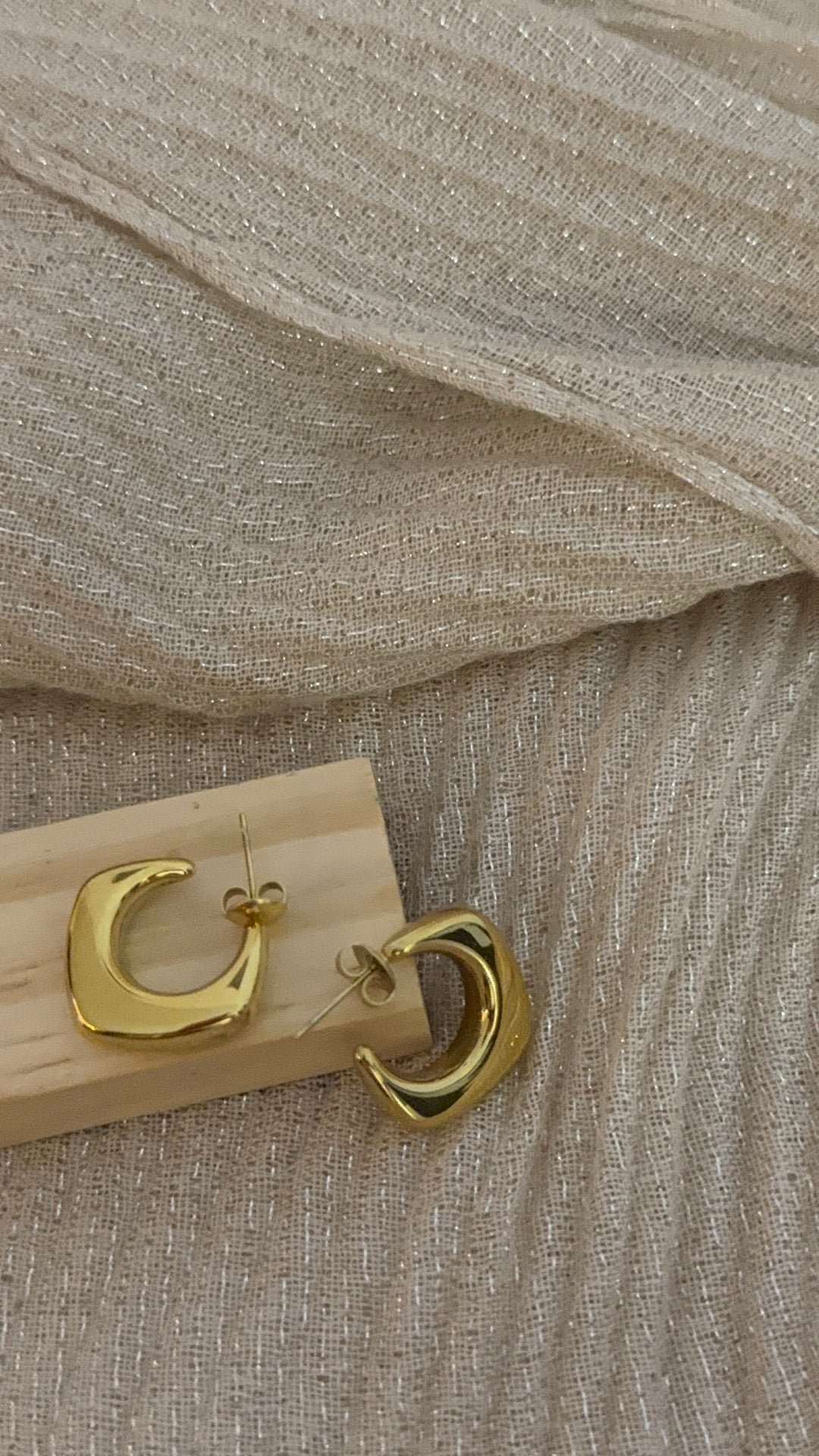 Orecchini rettangolari